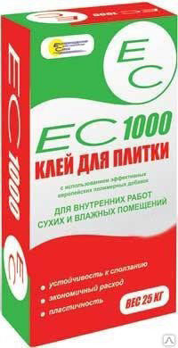 Клей для плитки ЕС 1000 (25 кг / меш)