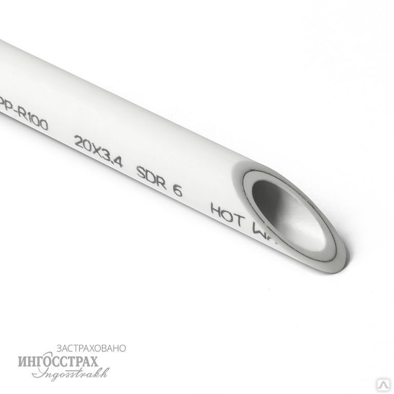 Труба армированная полипропиленовая с алюминием (PPR-AL) Ду 40*6,7 ...