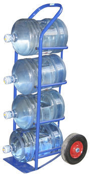 Тележка двухколесная RUSKLAD ВД-4, для перевозки бутылей воды 4шт