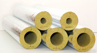 Цилиндр минераловатный фольга толщина стенки 30 мм диаметр 219 мм 