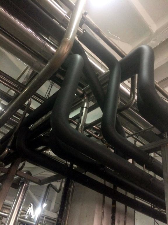 Монтаж теплоизоляции на трубопроводах