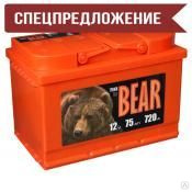 Аккумулятор Медведь BatBEAR Ca+ 75 Ач 720 А прям. пол. 