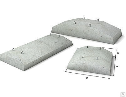 Фундаментная подушка ФЛ 20-12-2 (фундамент ленточный)