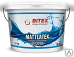 Краска латексная Bitex Mattlatex, 14 кг, матовая, для внутренних работ