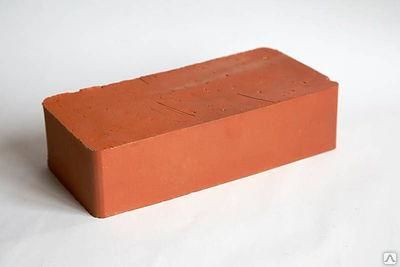 Кирпич лицевой пустотелый одинарный КЛПО М-125 (песочный, красный) "Керамин