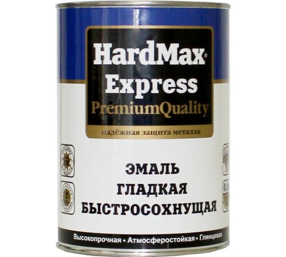 Эмаль гладкая быстросохнущая "Mr Hardmax Express" черный (0,9кг)