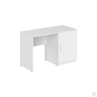 Стол с тумбой под холодильник "Kann" Skyland, (1200х550х750 мм), R/L, (арт. KTFD 1255), Белый 