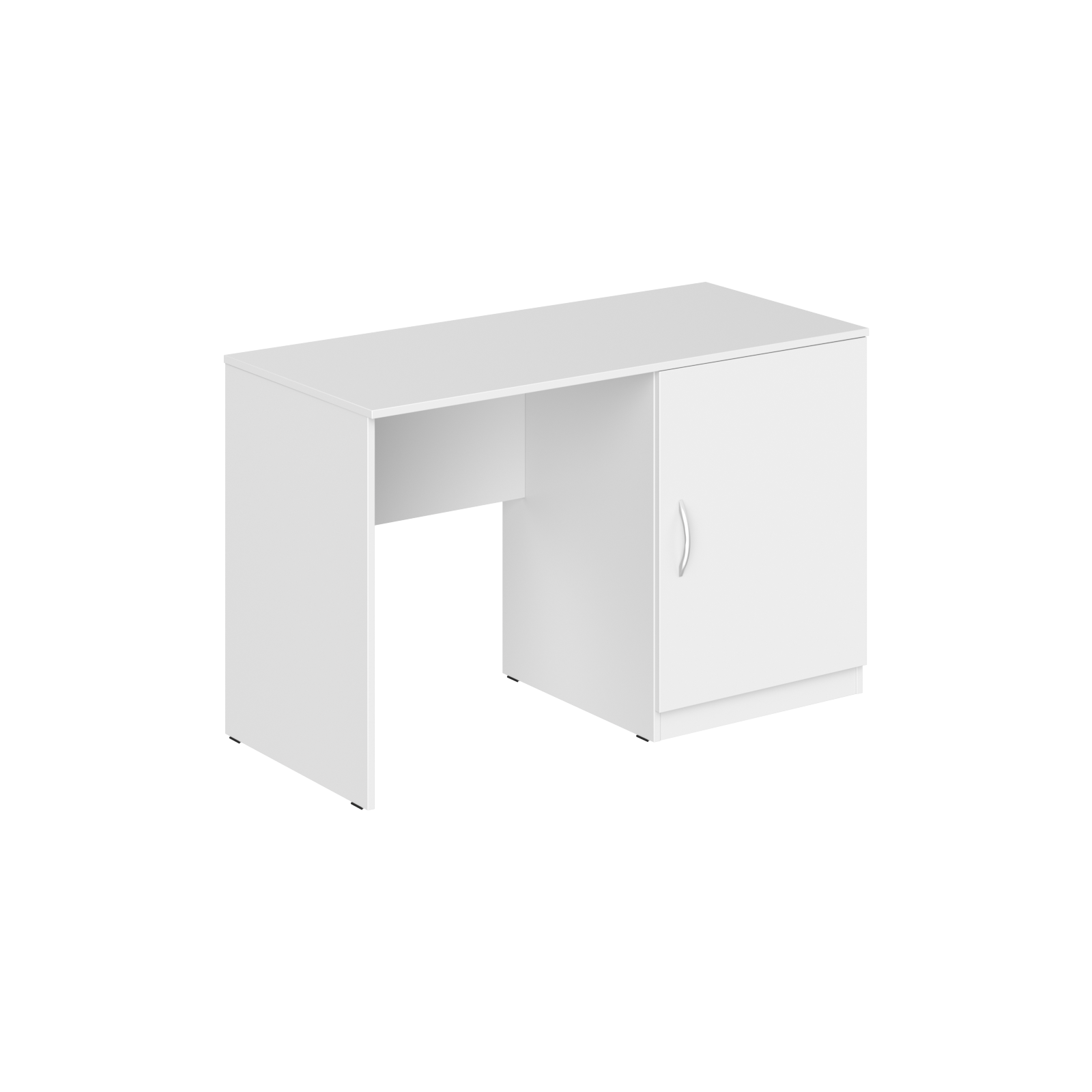 Стол с тумбой под холодильник "Kann" Skyland, (1200х550х750 мм), R/L, (арт. KTFD 1255), Белый