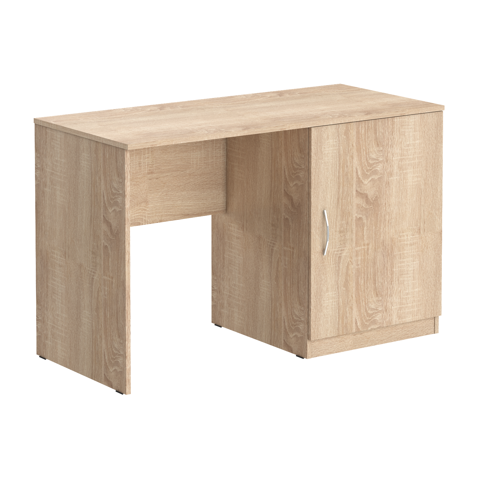 Стол с тумбой под холодильник "Kann" Skyland, (1200х550х750 мм), R/L, (арт. KTFD 1255), Дуб Сонома светлый
