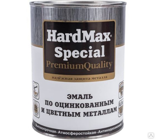 Эмаль по оцинкованным и цветным металлам "Mr Hardmax Special" черный (2,9кг) 