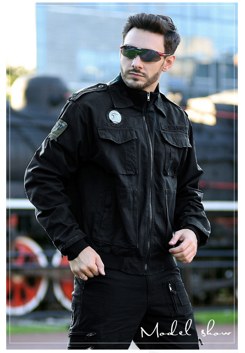 Куртка легкая мужская в стиле милитари 336 #3