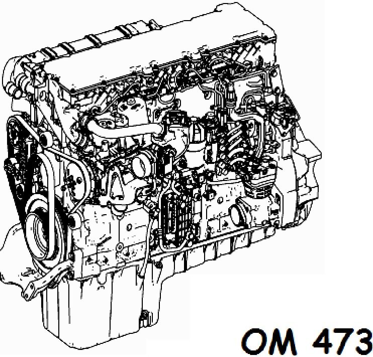 Двигатель Мерседес Арокс, Актрос, Антос OM473.909LA Euro 6