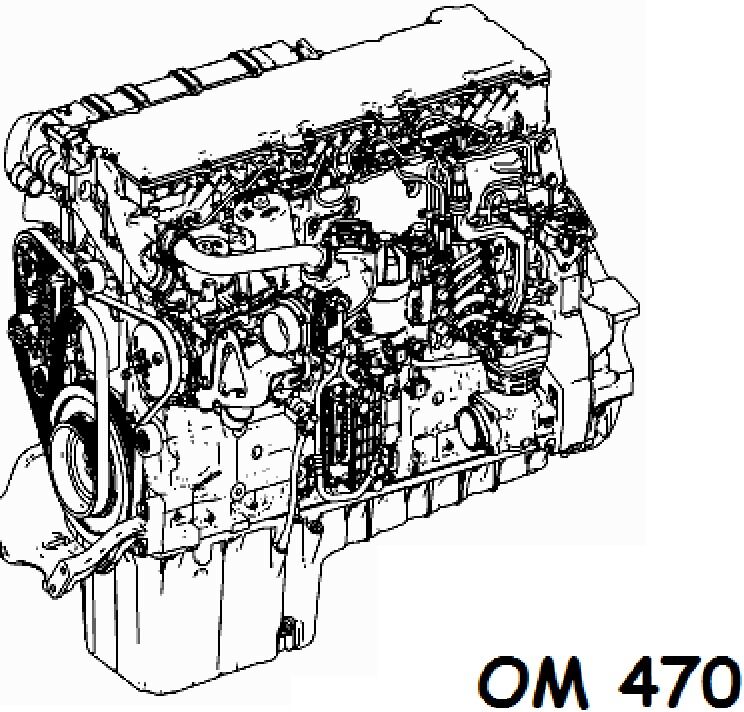 Двигатель на автобус Мерседес OM470.915LA Euro 6