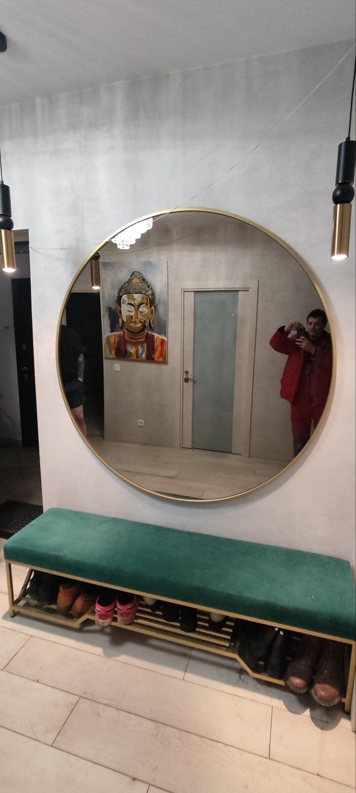 Зеркало настенное круглое