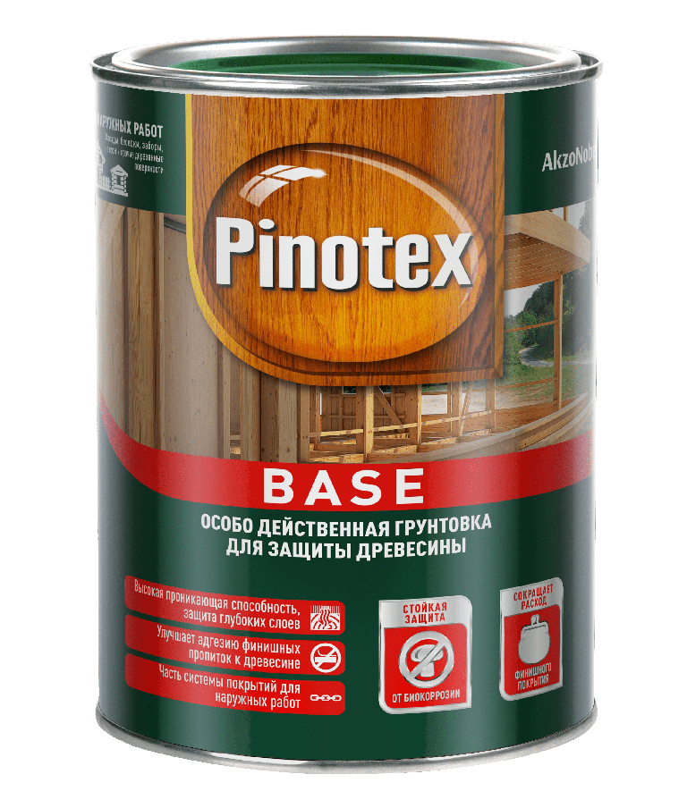 Pinotex Base грунтовка 0,9 л./6 5794804