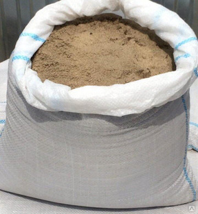 Песок речной 40 кг = 0,028 м3, фр. 2-2,5 мм 1/40 