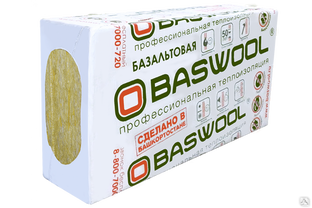 Теплоизоляция BASWOOL ФАСАД 120 (1200х600х100), уп.0,216 м3 