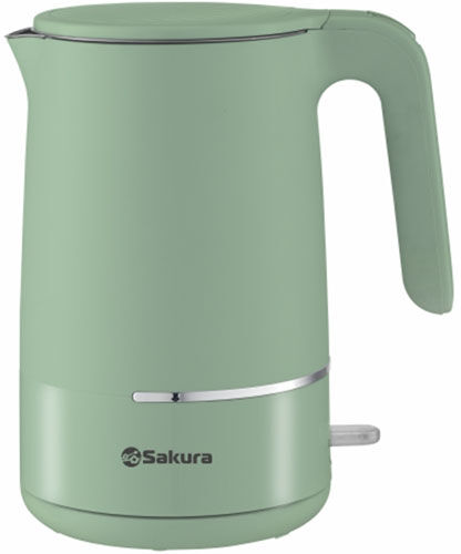 Чайник электрический Sakura SA-2176GR, 1.7 л, фисташковый SA-2176GR 1.7 л фисташковый