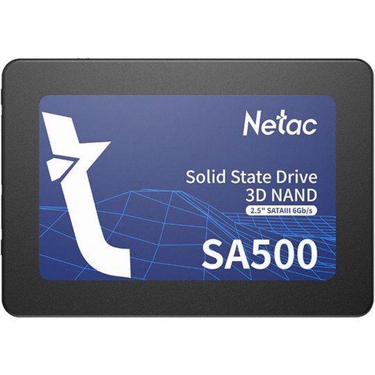 Накопитель SSD Netac SATA III 128GB NT01SA500-128-S3X SA500 2.5"