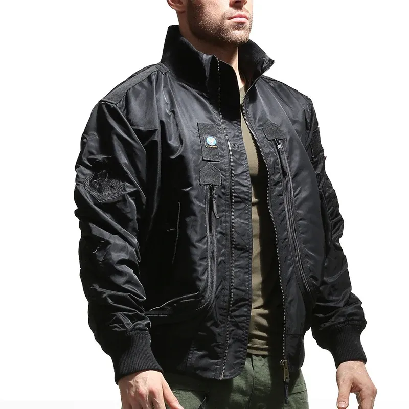 Куртка мужская тактическая лётная в стиле милитари (осень, весна) Air Force MA1