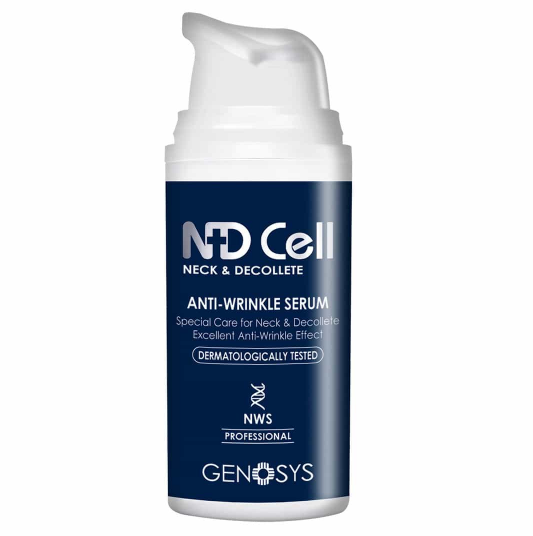 Антивозрастная сыворотка для шеи и зоны декольте Ndcell anti-wrinkle serum Genosys 30 мл