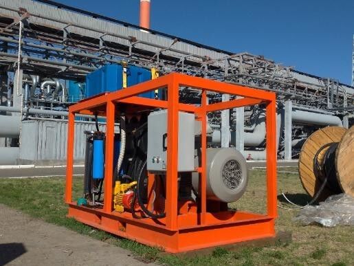 Насосные установки с электрическим приводом Преус для опрессовки нефте-газопроводов Е-ГС 150-50