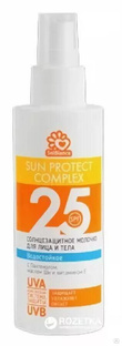 Молочко солнцезащитное SolBianca SPF 20 для лица и тела, водостойкое, солнцезащитное (150 мл) 