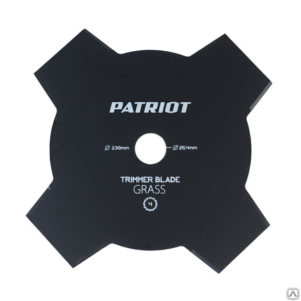 Нож PATRIOT TBS-4 для триммера (230х25.4 мм, 4 зубца)