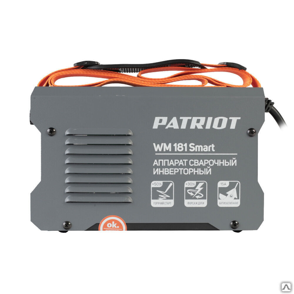 Аппарат сварочный инверторный PATRIOT WM 181 Smart 4