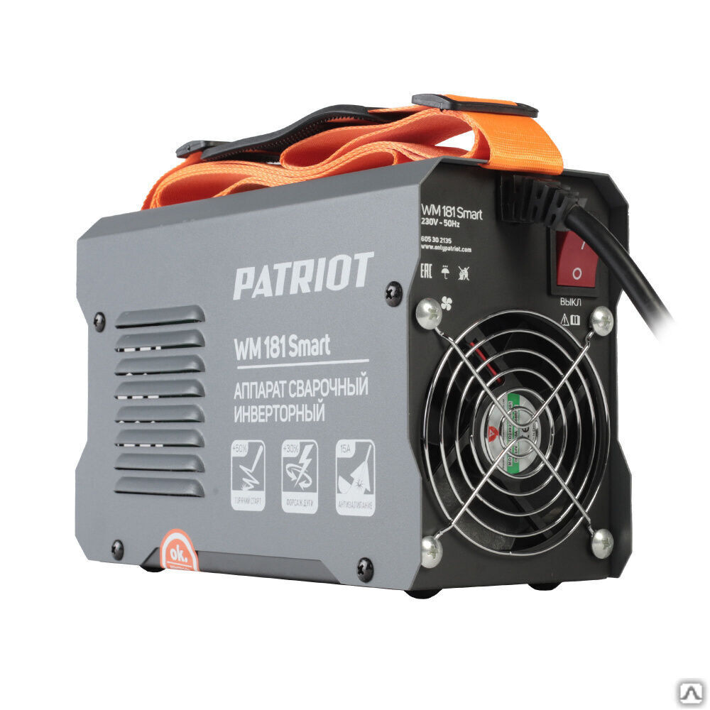 Аппарат сварочный инверторный PATRIOT WM 181 Smart 6