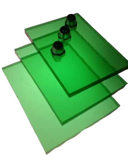 Поликарбонат монолитный зеленый 2 мм 2050х3050 мм