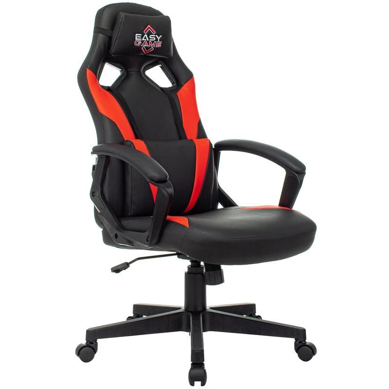 Кресло игровое Easy Chair Game-906 TPU красное/черное (экокожа, пластик) Easy Game
