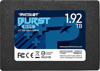 Накопитель SSD Patriot SATA III 1.92Tb PBE192TS25SSDR Burst Elite 2.5''