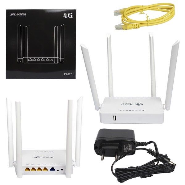 Роутер Wi-Fi стационарный ZBT LP1626 3G/4G (12V) White