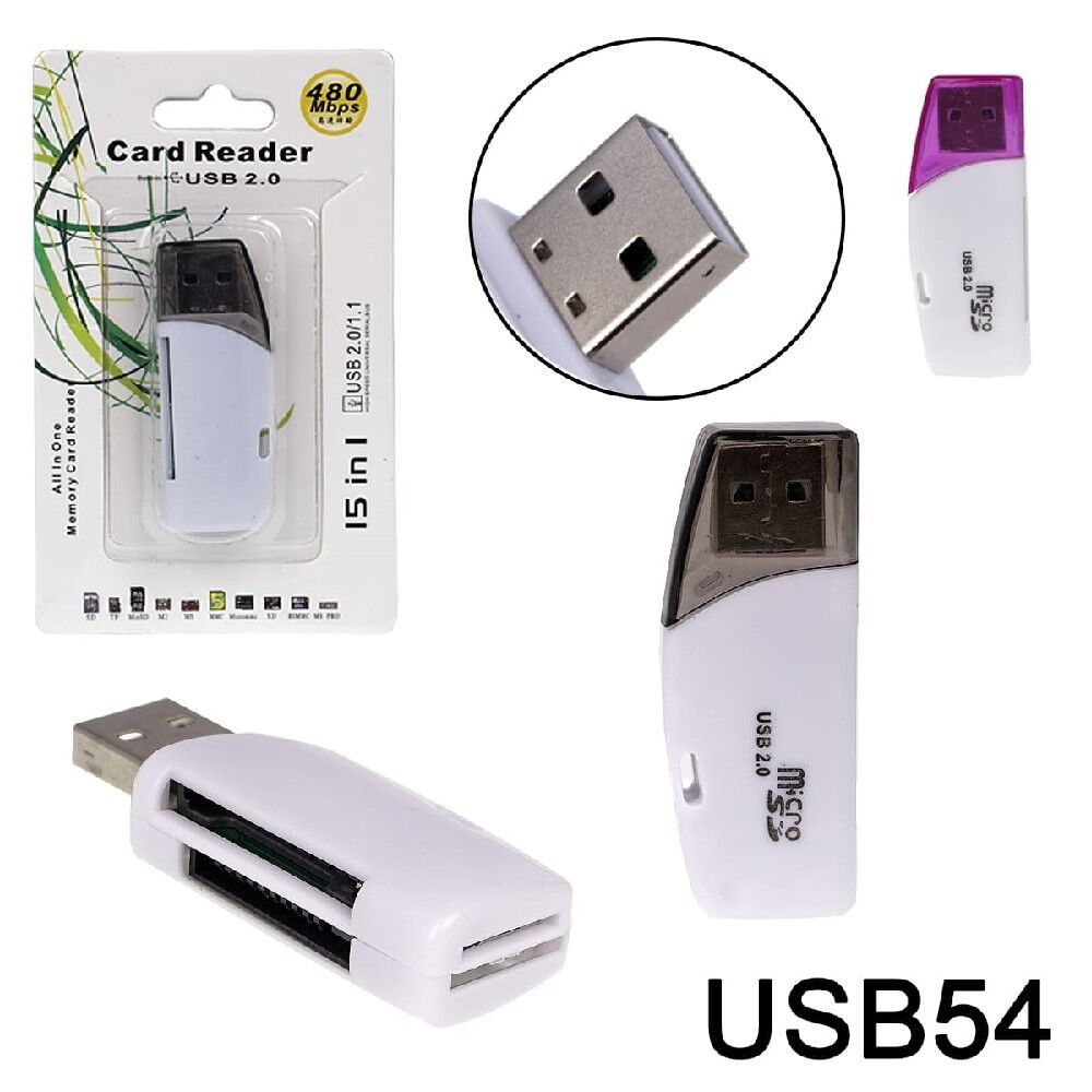 Картридер универсальный USB54 50pcs