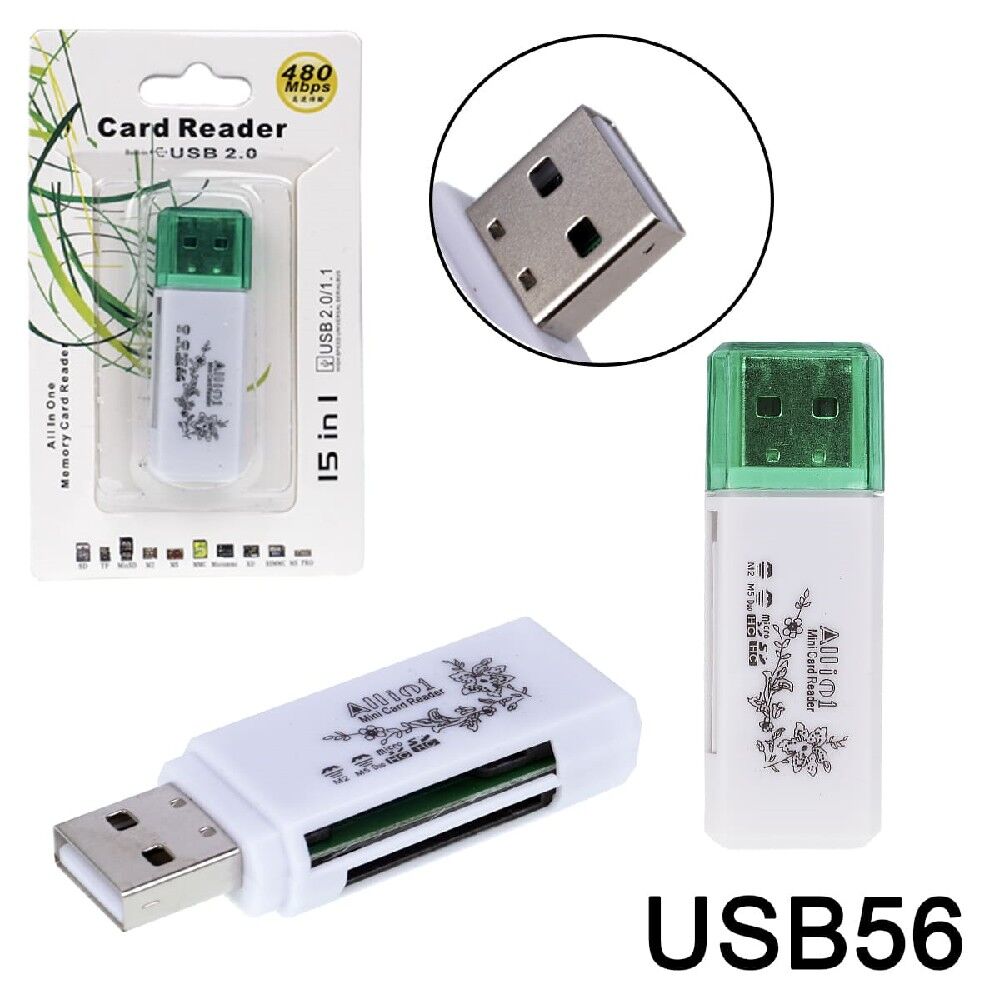 Картридер универсальный USB56 50pcs