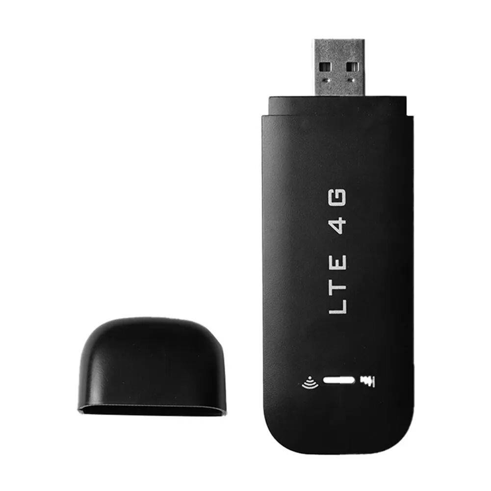 LTE 4G USB модем 150Mbps, точка доступа Wi-Fi, чёрный