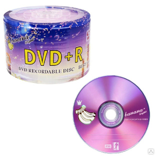 Диск оптический BANAN DVD+R 4,7GB 