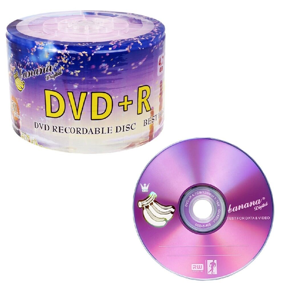 Диск оптический BANAN DVD+R 4,7GB