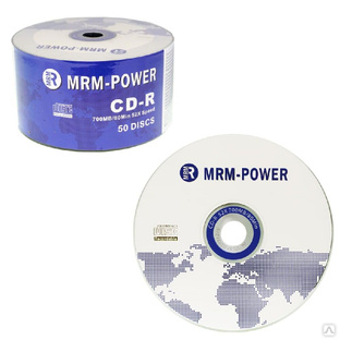 Диск оптический MRM CD-R 700MB 