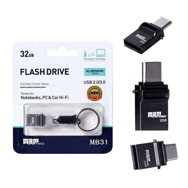 USB Накопитель MRM MB31 Metal USB 32G 10Mb/s High speed 20pcs