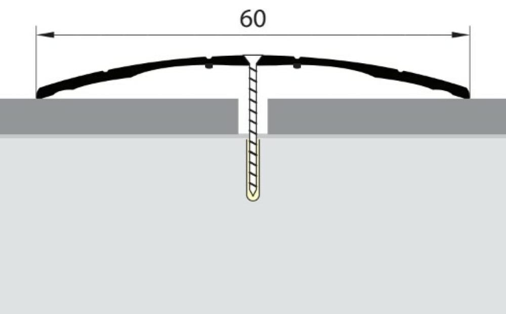 Стык широкий 60мм 1,35 дуб аляска РП 10 под заказ