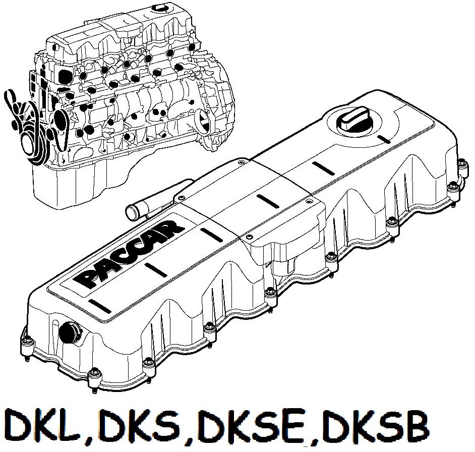 Двигатель ДАФ DKL, DKS, DKSE, DKSB