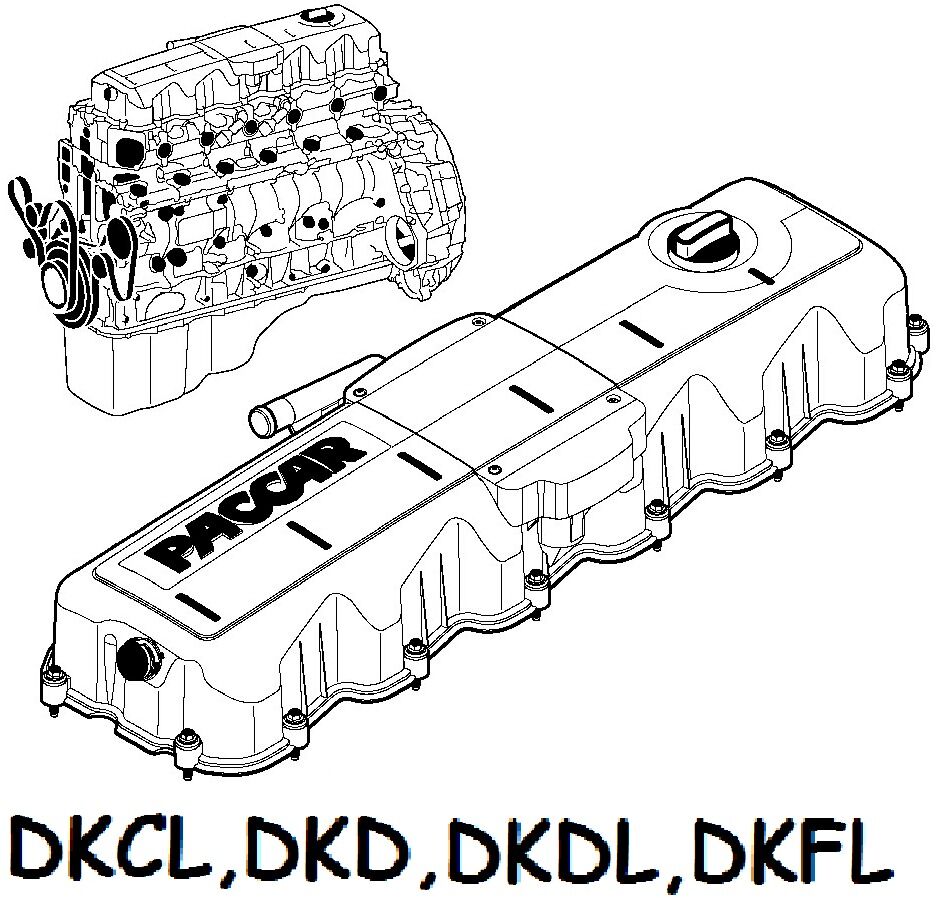 Двигатель ДАФ DKCL, DKD, DKDL, DKFL