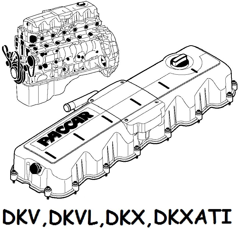 Двигатели ДАФ DKXE1160, DKXE1160ATI