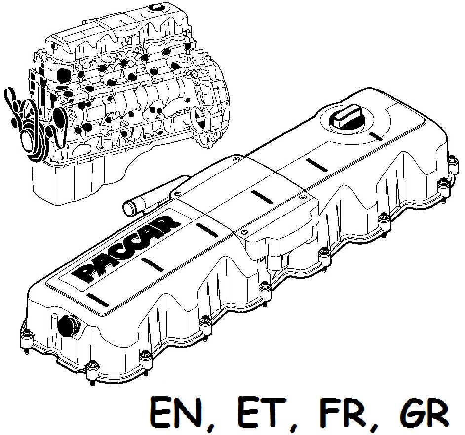 Двигатель дизельный для Daf GR210S1