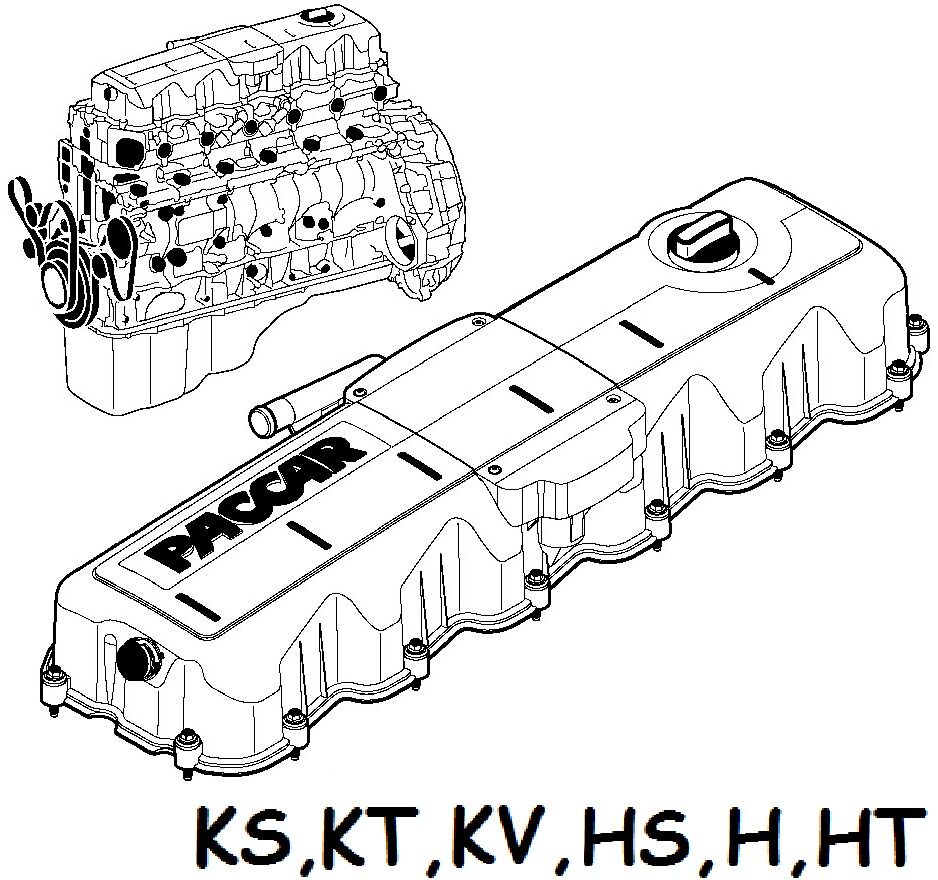 Двигатель ДАФ KS1160