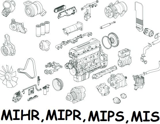 Двигатель Рено MIHR 062045 Euro 0-2 1996 SERIE - R332, TRACER