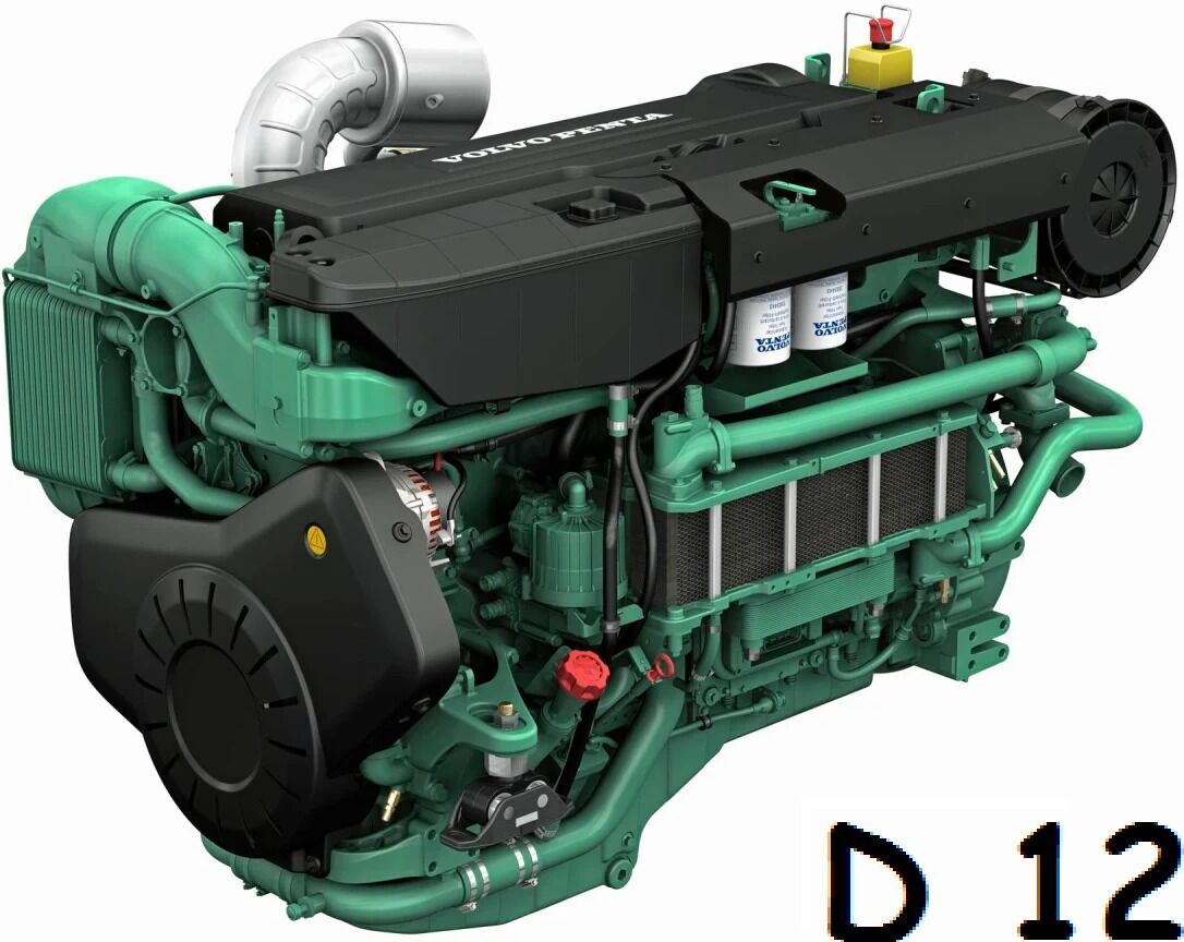Двигатель D12F Вольво ФМ 1993-2005 Euro 4
