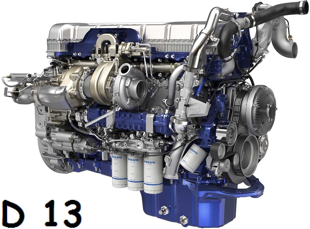 Двигатель Вольво D13B 2005-2016 Euro 4, 5